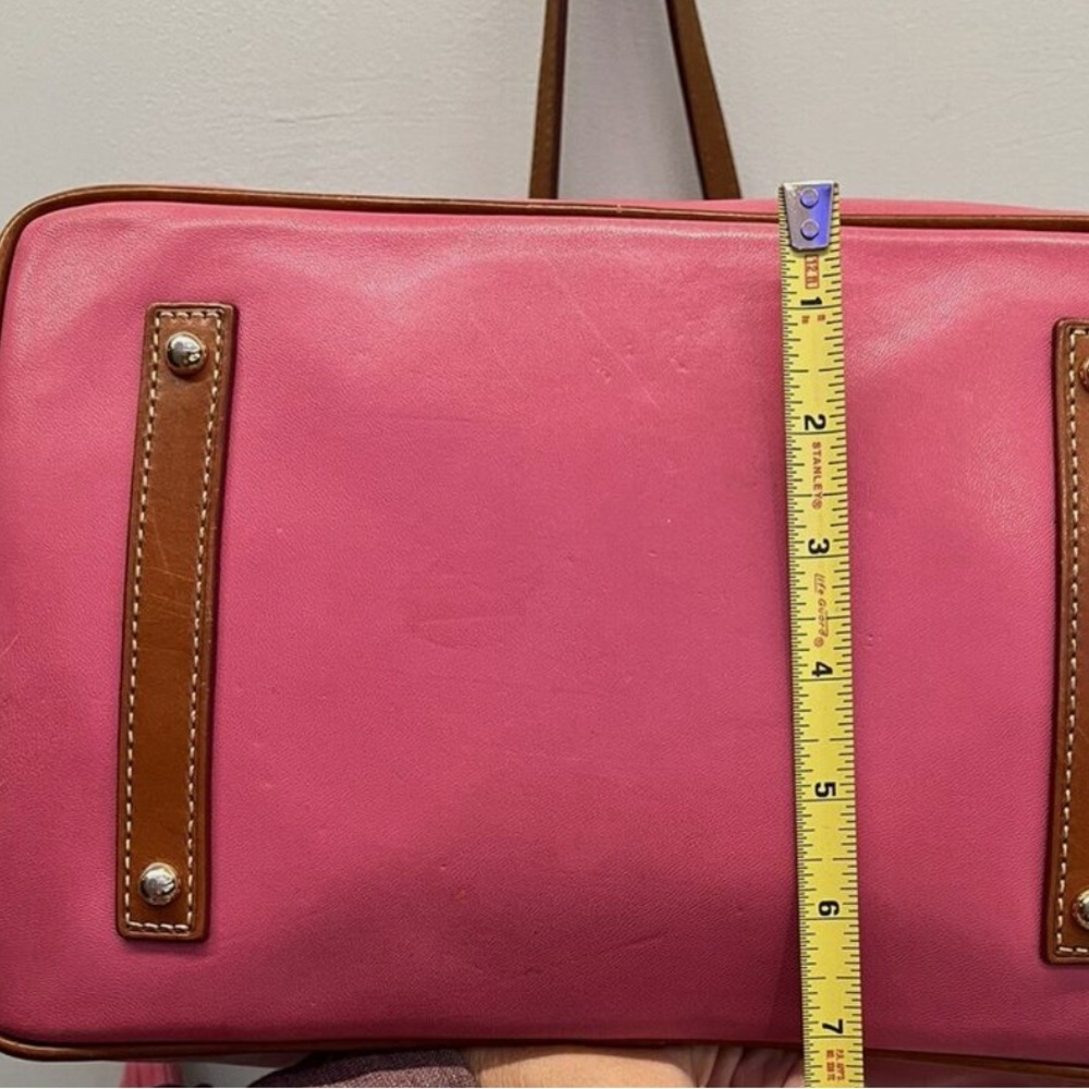 Dooney & Bourke Pink and Brown Tote Bag - Picture 8 of 8